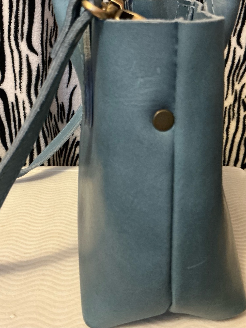 PLG small raindrop in aqua with penny pouch and fortune cookie pouch - Picture 4 of 8